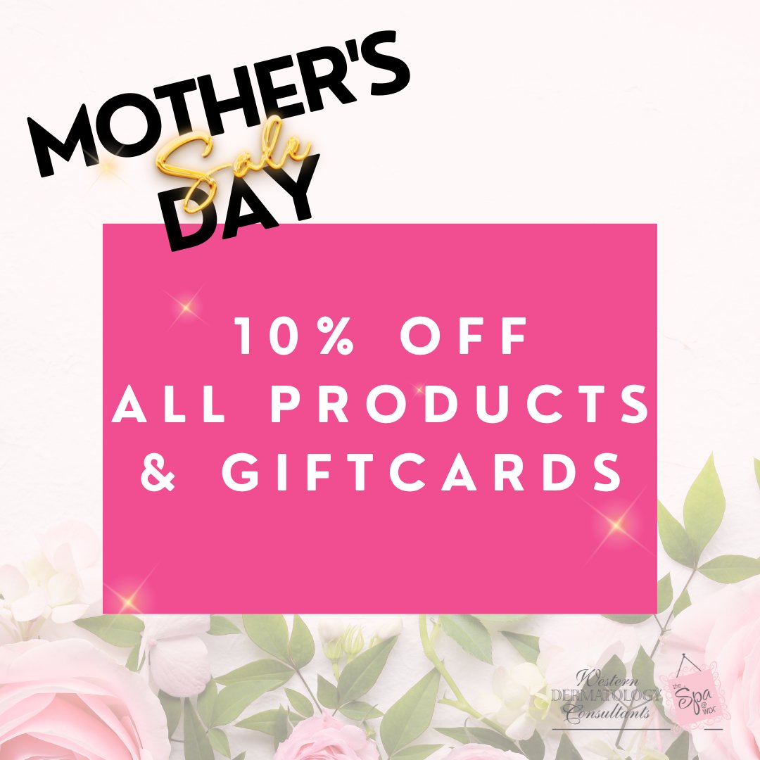 WesternDermABQ's tweet photo. Still looking for that perfect #MothersDay gift? 
Give Mom glowing #skin and total confidence with her favorite #skincare products and #spa treatments! 
Get more details at https://t.co/rEAuSYxgYm 

#treatMom
#facials
#fillers
#botox
#skincareproducts https://t.co/uow1xz7whj