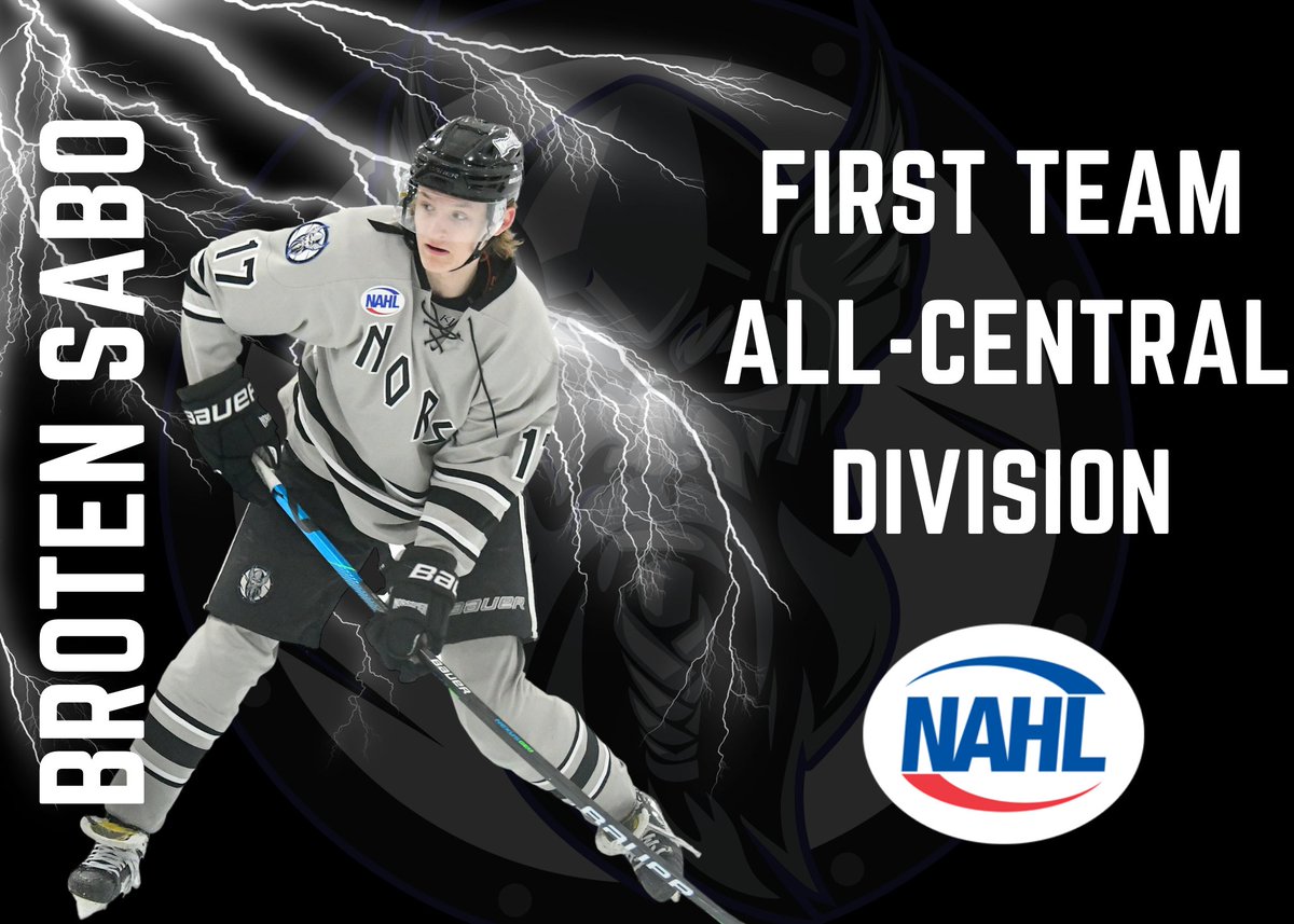 StCloudNorsemen's tweet photo. The @NAHLHockey has announced its All-Division teams for the 2022-23 season.

Congrats to @BrotenSabo for being named to the All-Central Division Team!

Read about it at: https://t.co/VX4iYXnZOB https://t.co/DrgtsXSxJK