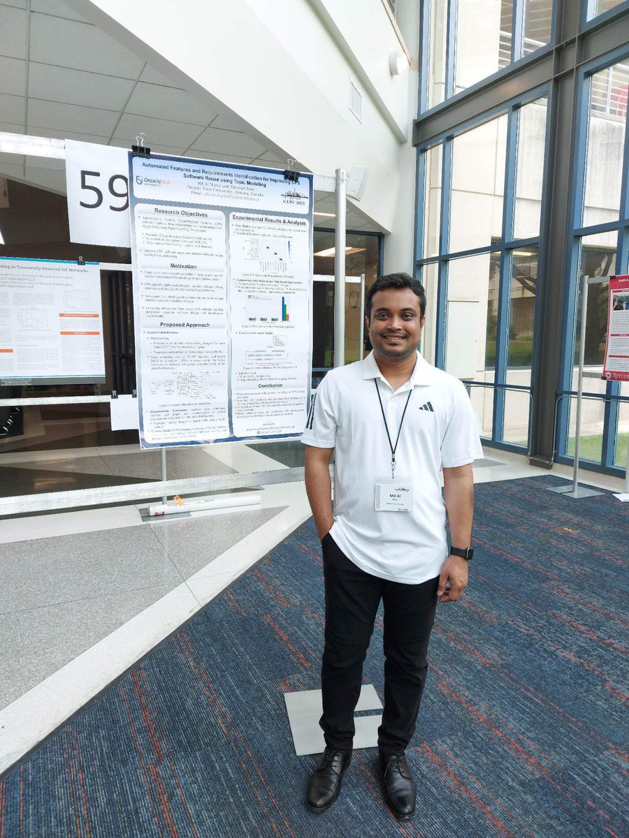 Akramul Azim (@azim_akramul) on Twitter photo Software Reuse is highly overlooked in the CPS domain. One of my PhD students Maruf is presenting his poster on how to enable “Software Reuse for Cyber Physical Systems” at ICCPS 2023 in Texas. Software Reuse is highly overlooked in the CPS domain. One of my PhD students Maruf is presenting his poster on how to enable “Software Reuse for Cyber Physical Systems” at ICCPS 2023 in Texas.
