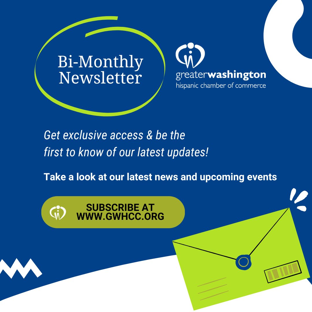 Our bi-monthly newsletter was published today! Filled with insights, event updates and resources for your #smallbusiness. Here is the direct link so you can catch up on some of our latest work: ow.ly/ylTq50OkOHM
#GWHCCconnect #GWHCC #joinGWHCC #newsletter #chambernews