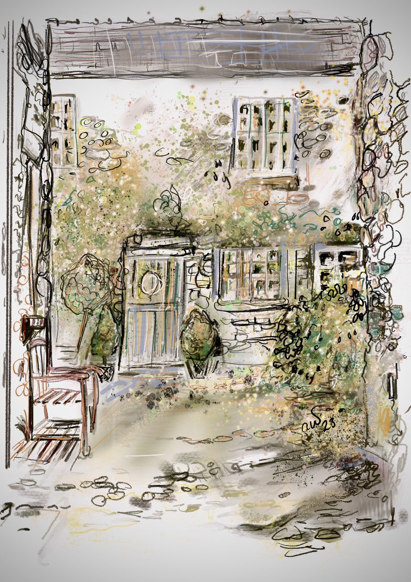 guardian442's tweet image. The quirky village of Chipping in the Ribble valley is good for sketching #chipping #ribblevalley #lancashire #cottages #brabins #rus #sketchers #urbansketchers