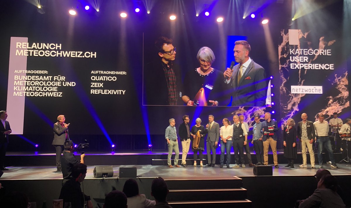 Gold in der Kategorie User Experience für «Meteoschweiz.ch - Relaunch» 🏅
#UX #userexperience #bosw #bosw23