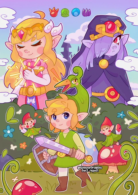 'The Minish Cap'  #ZeldaArt #zeldafanart #TLoZ