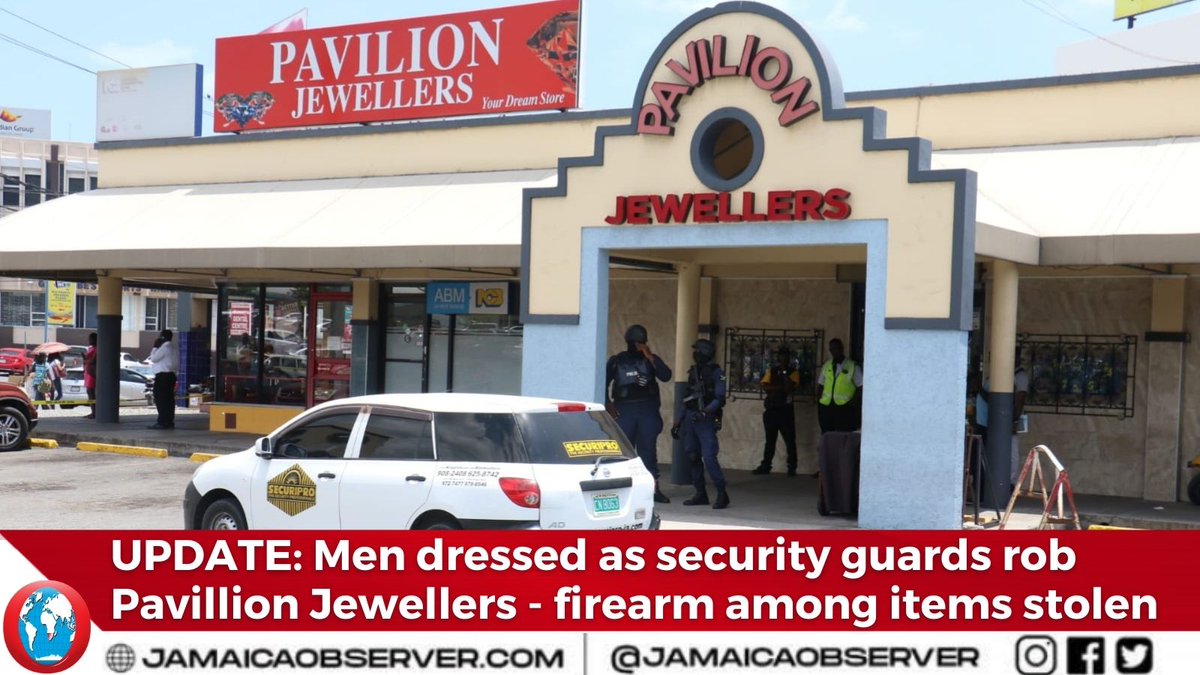Jamaica Observer on Twitter "Thieves dressed in security guard