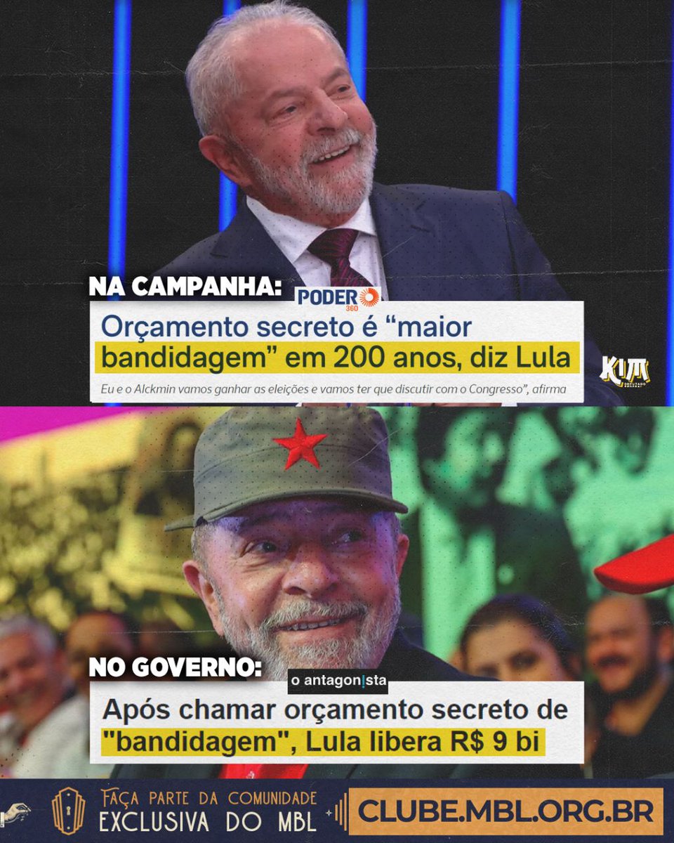 Enfim, a hipocrisia.