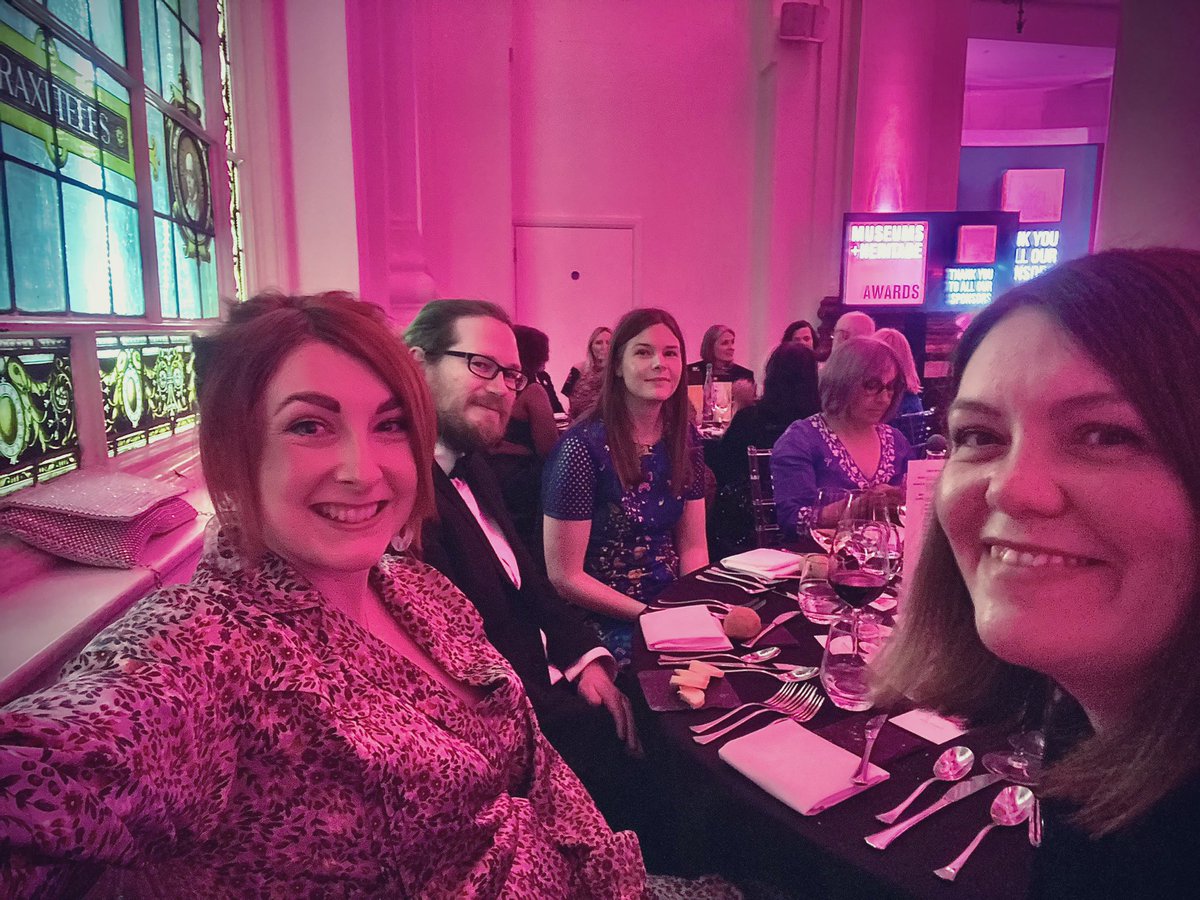 The glad rags are on for the #MandHAwards tonight!Fingers crossed for @Beamish_Museum as we’re shortlisted for Shop of the Year! Good luck to everyone shortlisted tonight! 
@RhiannonhilesDD @juliewilson1 @MandHShow