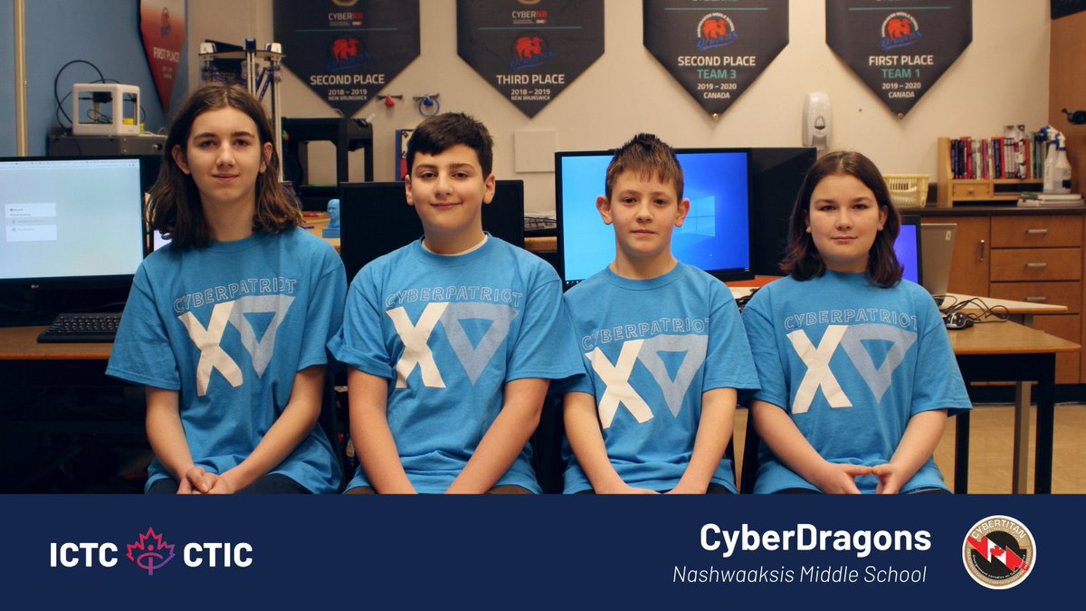 Nashwaaksis Middle CyberDragons - 1st place in the CyberTitan Middle School Nationals @NBCOE @ASD_West @cic_unb @nasismiddle @brilliant_labs