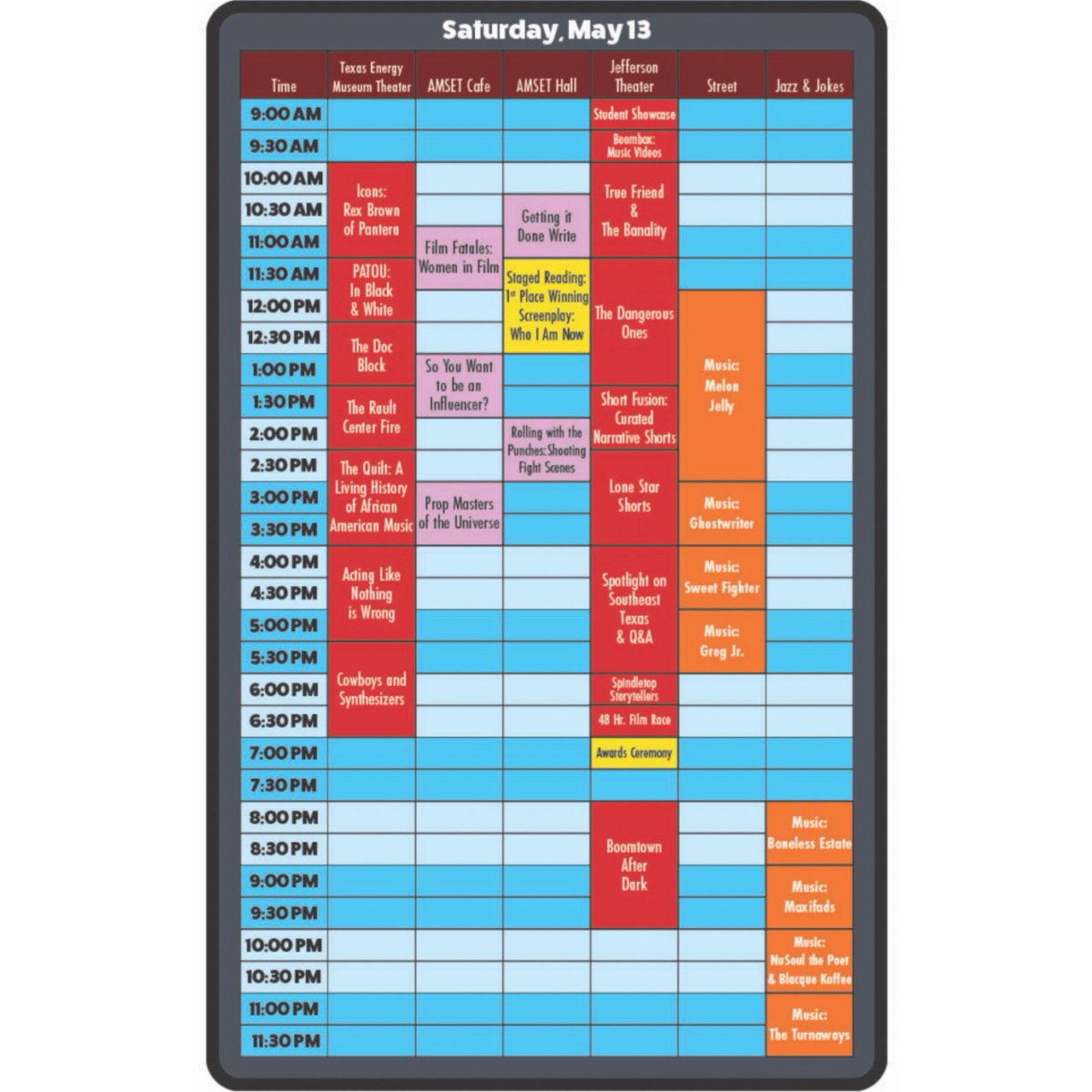 The Boomtown Art &amp; Film Festival is going on later this week in Beaumont! We headline Saturday. See ya then.