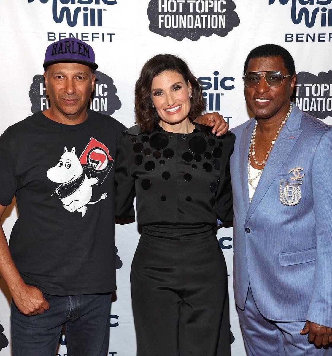 PMusicGroup's tweet photo. Our client @babyface at the 2023 @musicwillorg benefit gala where he was honored for his musical accomplishments alongside @idinamenzel and @tmorello. #MusicWill will be launching music programs in 20 schools in Babyface’s hometown of Indianapolis 🎵 #Babyface #PMusicGroup https://t.co/BZ7ePqw0FS