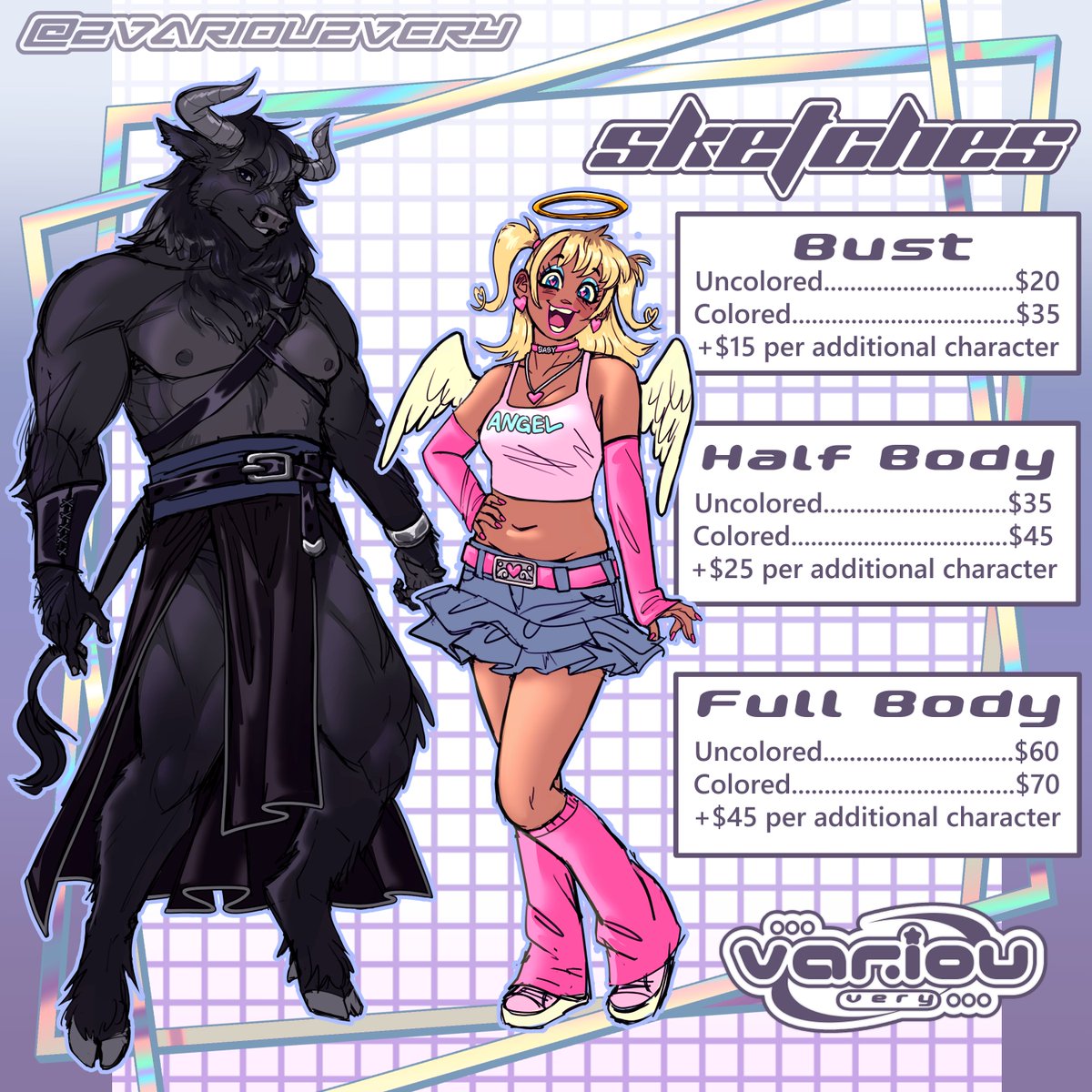 2variou2very's tweet photo. ✨COMMISSIONS ARE OPEN!✨

rt's highly appreciated!! https://t.co/JdZEZSigqx
