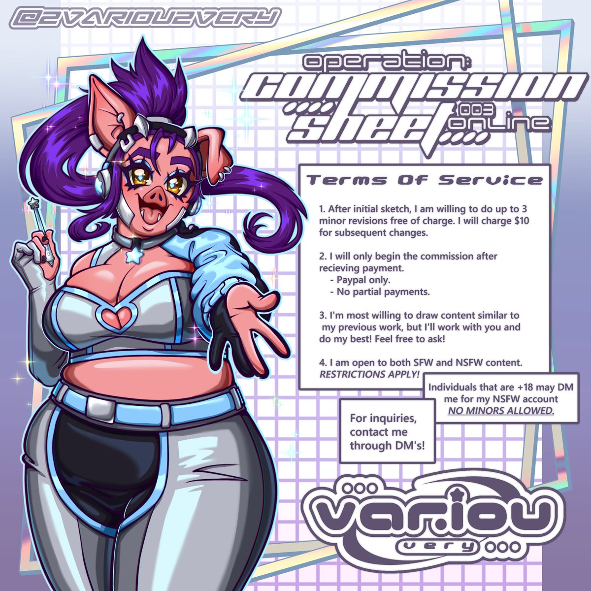 2variou2very's tweet photo. ✨COMMISSIONS ARE OPEN!✨

rt's highly appreciated!! https://t.co/JdZEZSigqx