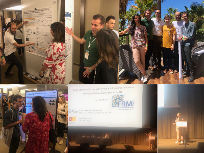 TGO_lab's tweet photo. I’m still recovering from an amazing #FRM2023 ! Great job by everyone in our #MemAD team. Discussions in the posters were great by @neurothought , @TorcatoMeira  &amp; Marcelo Dias and @SaraCalafate’s ppt was a success - more news on that coming soon! @icvs_uminho (1/3) https://t.co/dkUyCTAHZJ