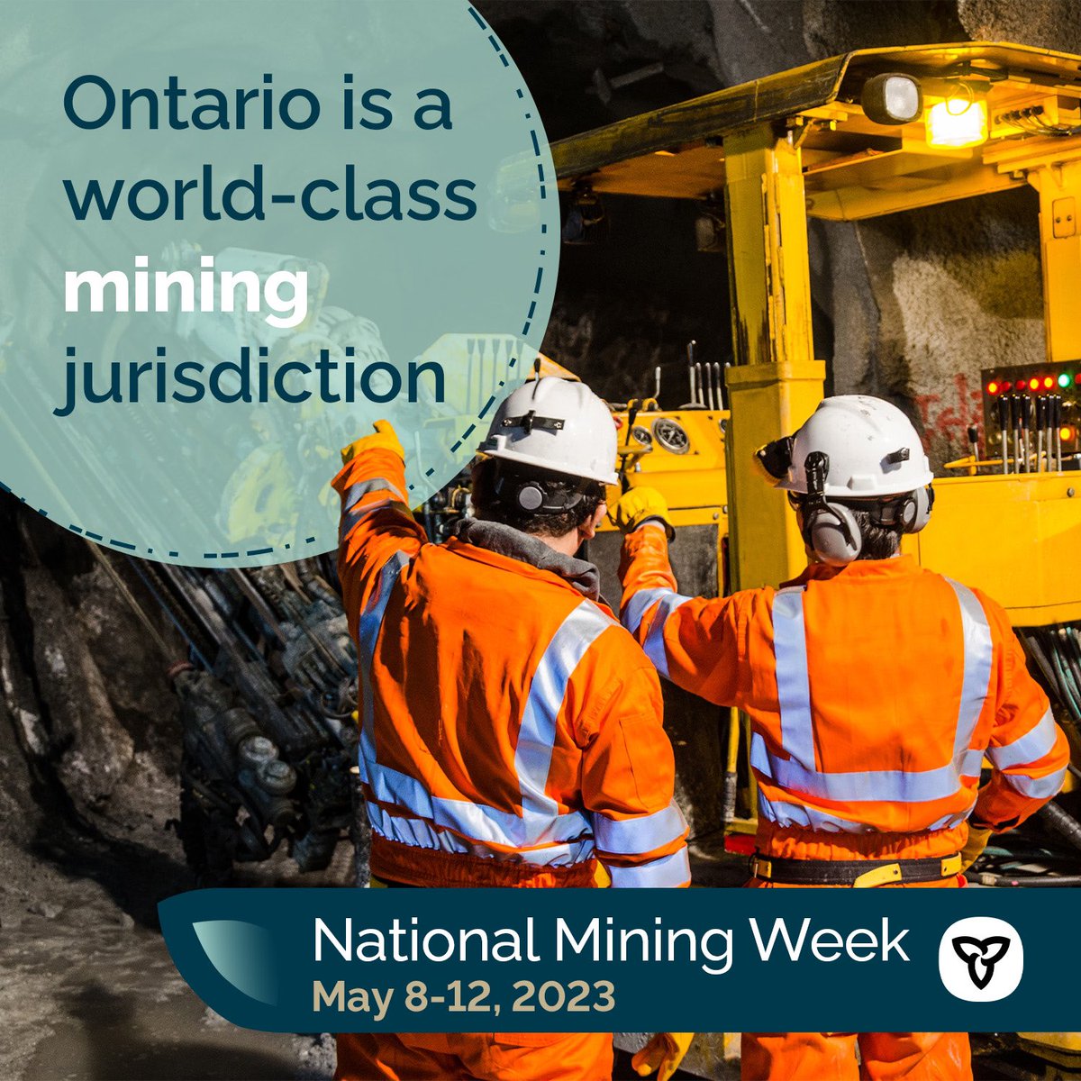 This week is #NationalMiningWeek!
 
Ontario is open for business and is developing the critical minerals that will power batteries and electric vehicles. This week let’s recognize and celebrate the important work of our mining sector. ⛏️