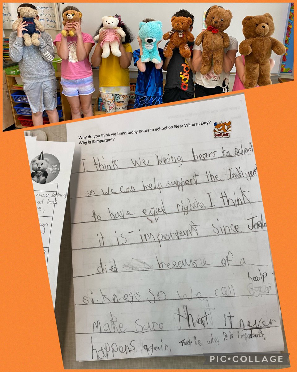 #BearWitnessDay <a href="/JohnDearnessTV/">John Dearness Public School</a> <a href="/TVDSB/">Thames Valley DSB</a>