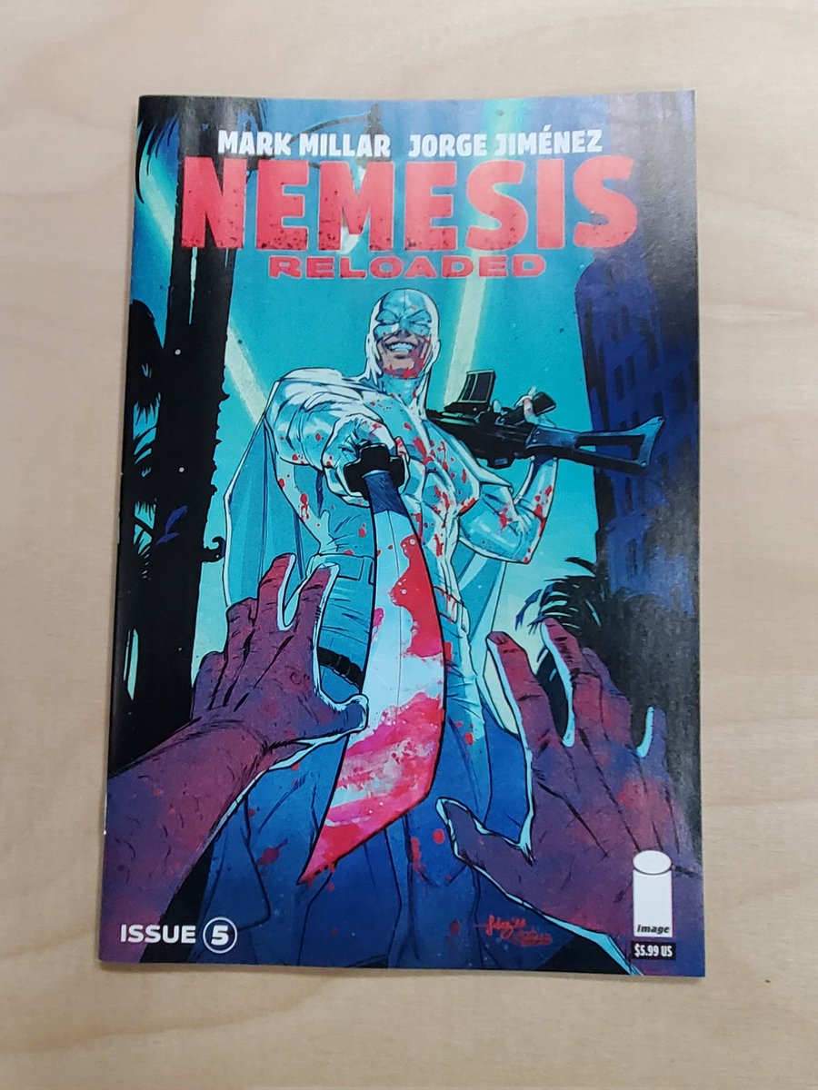 Pick up Nemesis Reloaded #5 at Exile Comics today!
#ExileComicsNY #Bronx #NYC #Comics #ComicBooks #NCBD #NewComicBookDay #MottHaven #ImageComics #Nemesis #NemesisReloaded