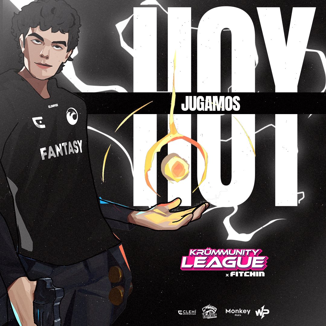 FantasyGTeam's tweet photo. Iniciamos con fuerza, hoy toca jugar la #KRÜMMUNITYLEAGUE
⚡¡Vamos Fantasy!⚡
#GoFantasy #esports https://t.co/zOEIh4AvhU