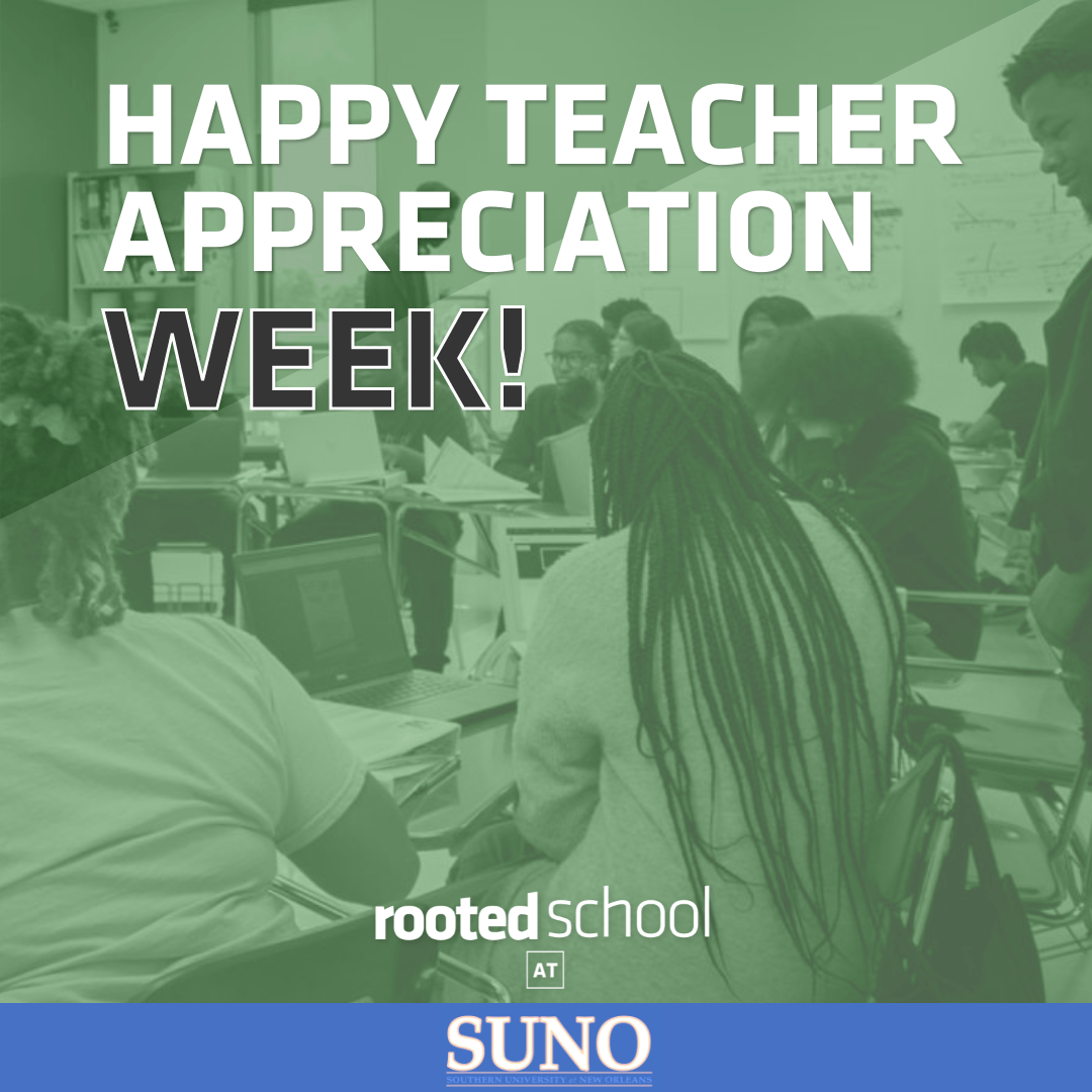 rootedschool's tweet photo. Here at Rooted, our teachers are leaders that demonstrate success and form the building blocks students need to thrive in their futures. One week is definitely not enough to show how much we appreciate your hard work, but we celebrate you nonetheless! 

#TeacherAppreciationWeek https://t.co/SOLOEy6YuZ