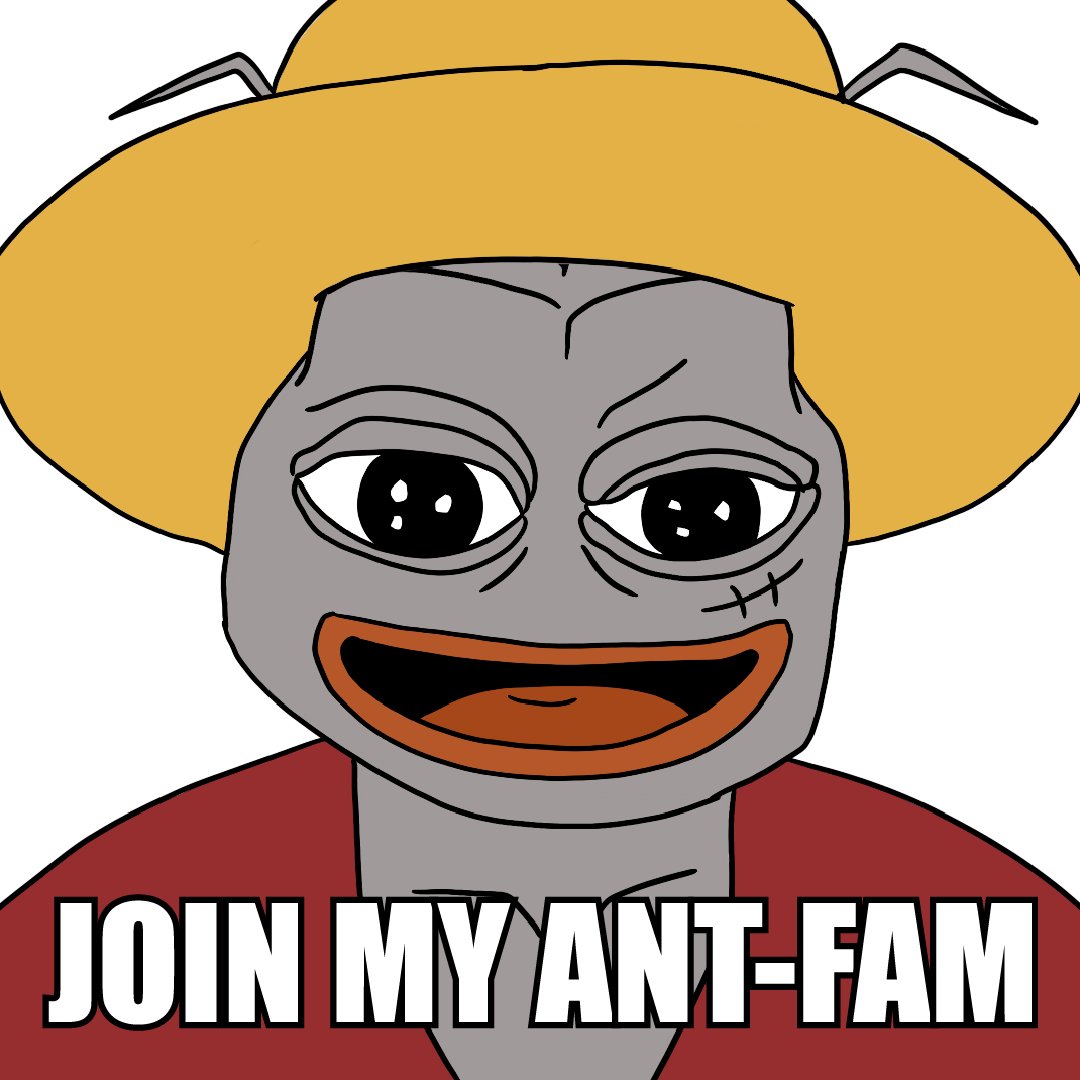antpepecoin's tweet photo. I'm Gonna be THE King of The #MemeCoin 

Join my ANTFAM : https://t.co/4AKxOHmXtR

#ANTPEPE #Giveaway https://t.co/g9RAieDQE7