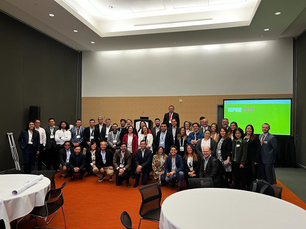 La comunidad latinoamericana en #
#ISPOR2023 Boston. Faltaron algunos viejos cracks que se les extrañó
