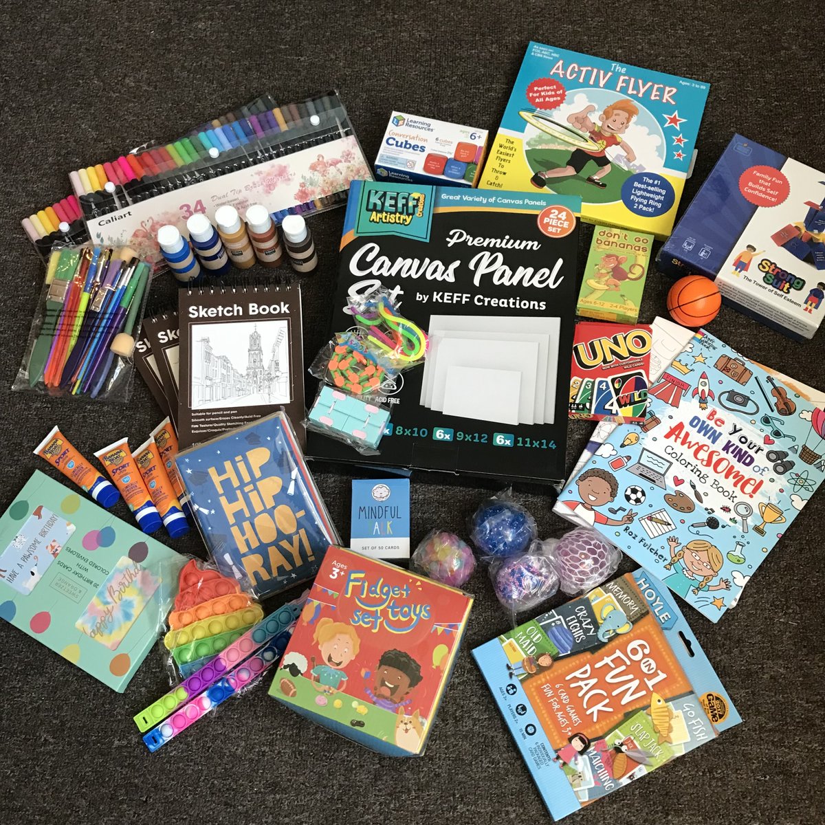 Look what <a href="/CoordinatedCare/">Coordinated Care</a> sent our foster youth! These items will benefit our young clients in a variety of ways including increasedresilience, esteem building &amp; coping skills activities, hygiene supplies, &amp; items to celebrate birthdays &amp; goals achieved. #FosterCareMonth