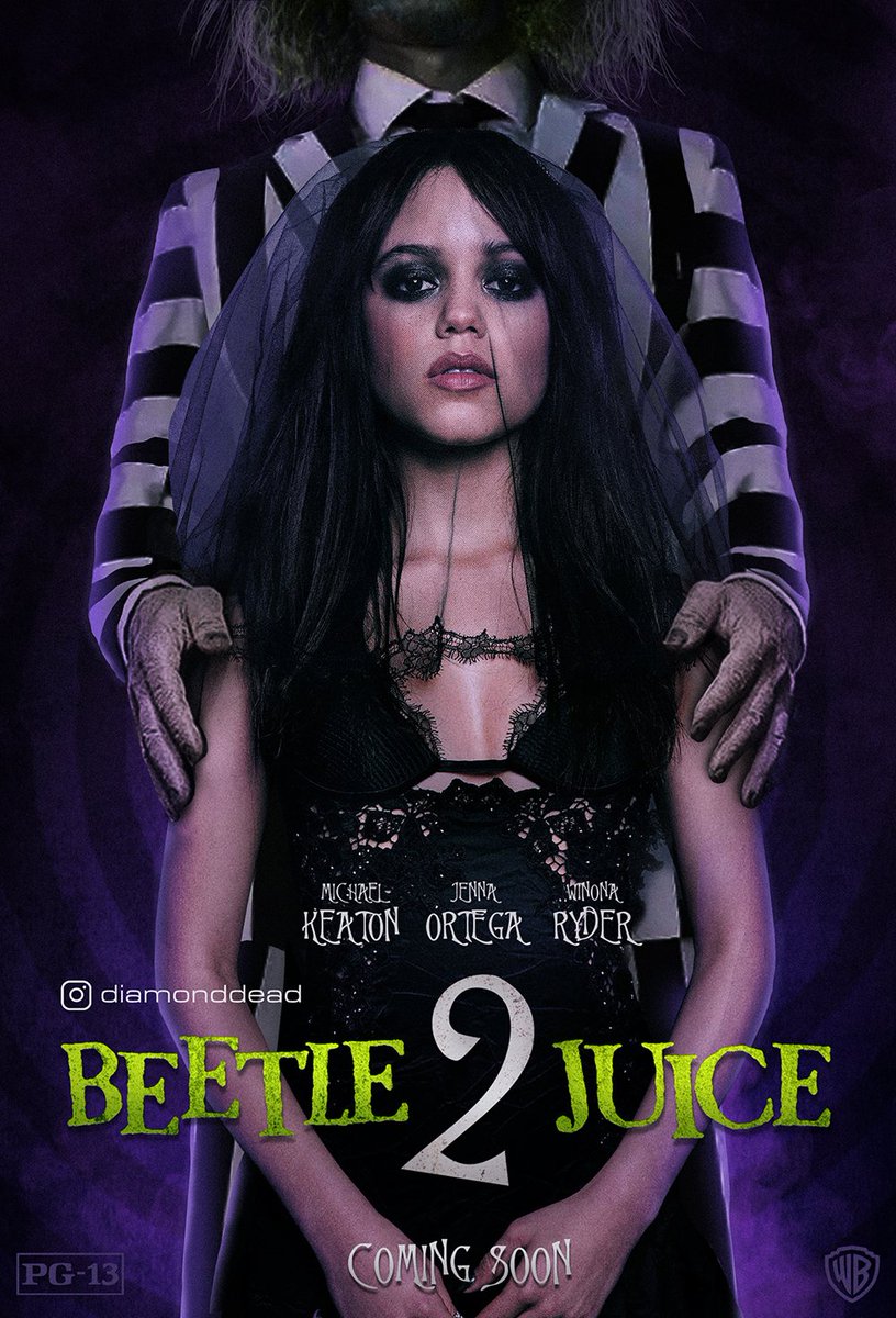 Are You Excited For Beetlejuice 2 And Do You Think It Will Be A Big Hit Like Wednesday? #beetlejuice #beetlejuice2 #jennaortega #michealkeaton #timburton #winonaryder #justintheroux