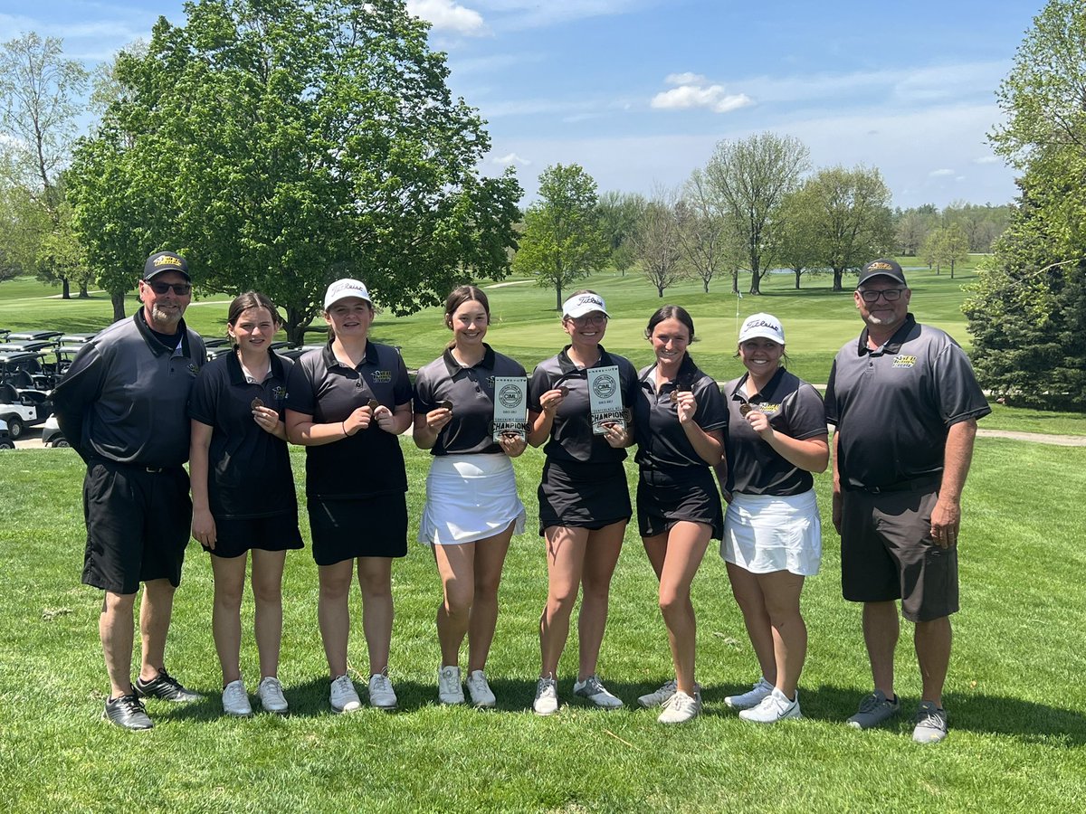 The Rams shoot 326 in the CIML Conference meet, crowned regular season and conference champions! 
1st Team All-Conference 
<a href="/Rylin64732105/">Rylin</a> (74), 3rd
<a href="/laurenbrown0511/">laurenbrown05125</a> (82), 6th
<a href="/HannahSchwemm/">Hannah Schwemm</a> (83), 8th
2nd Team <a href="/KateWahman/">Kate Wahman</a> (83), 9th Anna Wahman (86), 11th <a href="/PruntyOlivia/">Olivia Prunty</a> (86), 12th