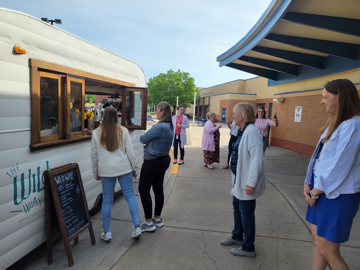 Thank you to the BRE PTO for the coffee truck today!!  Delicious!!