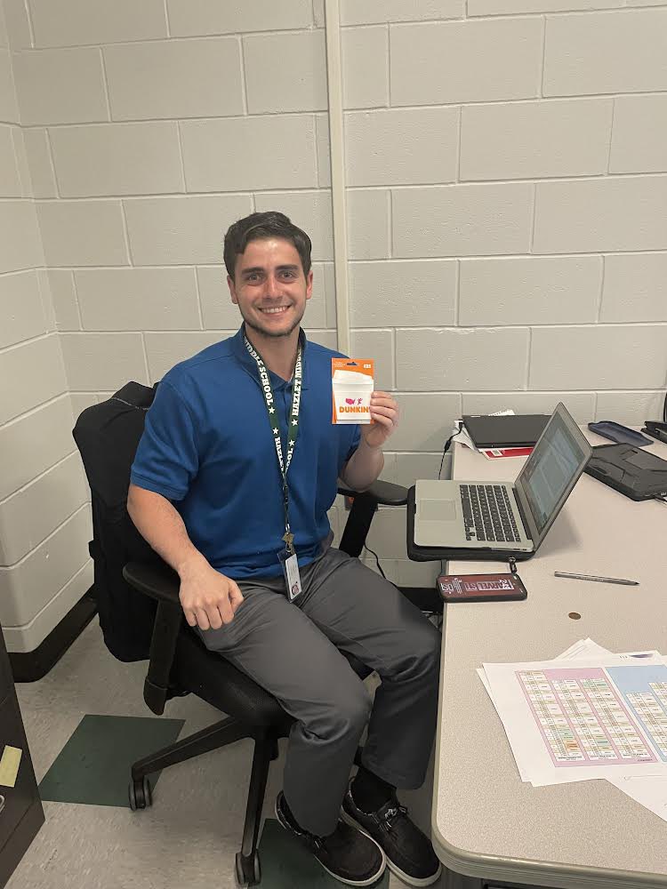 Day three winner from HMS PTO teacher raffle as part of  #TeacherAppreciation week!