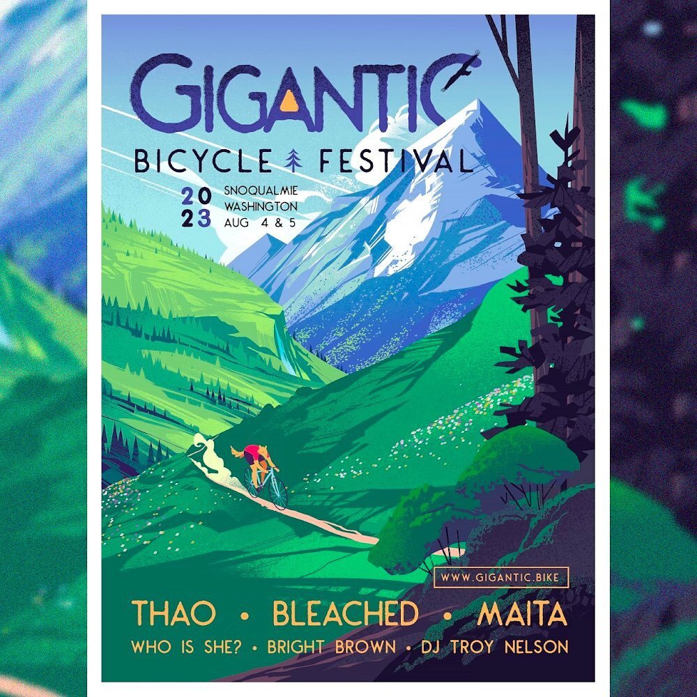 distancemgmt's tweet photo. Repost from @thaogetstaydown
•
Band and I are VERY excited to play @giganticbicyclefestival alongside all these fantastic artists! Aug 4-5 in Snoqualmie,WA. I love summertime in the PNW. Come ride with us and check out my tricycle. 
TIX IN BIO https://t.co/q3Qz6TWzgt https://t.co/q9RzodOaaM