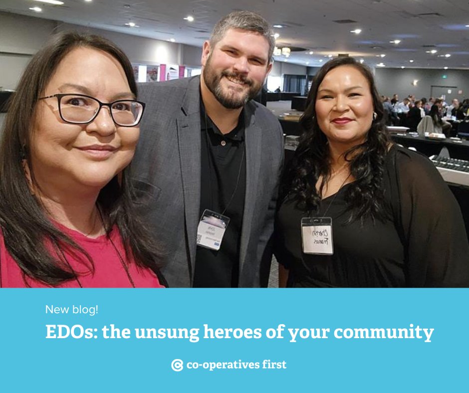 Coops_First's tweet photo. Economic Development Officers are on the ground in their communities, making things happen. Read about how some amazing EDOs have helped get great co-ops started! https://t.co/lXwNQRUI0L
#EconDevWeek #econdevweek23 https://t.co/MmI9DCs96D