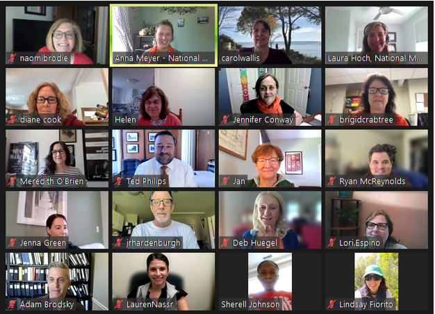 MeredithOBrien's tweet photo. Getting prepared for next week's MS #StateAction day at the Massachusetts Statehouse in Boston. I'm excited to be one of many representing  the @mssociety Thanks to @LauraHochMS for leading this crew of #MSActivists @MSactivist #multiplesclerosis https://t.co/gzotQEUa3j