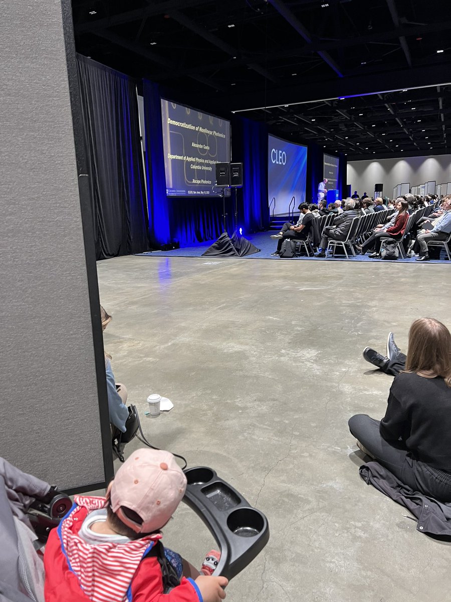 Mengjie Yu (@mengjieyu03) on Twitter photo Awesome talk by my PhD advisor <a href="/gaeta_alexander/">Alexander Gaeta</a> at #CLEO2023 plenary! Democratization of nonlinear photonics. My baby is so into it! Awesome talk by my PhD advisor <a href="/gaeta_alexander/">Alexander Gaeta</a> at #CLEO2023 plenary! Democratization of nonlinear photonics. My baby is so into it!