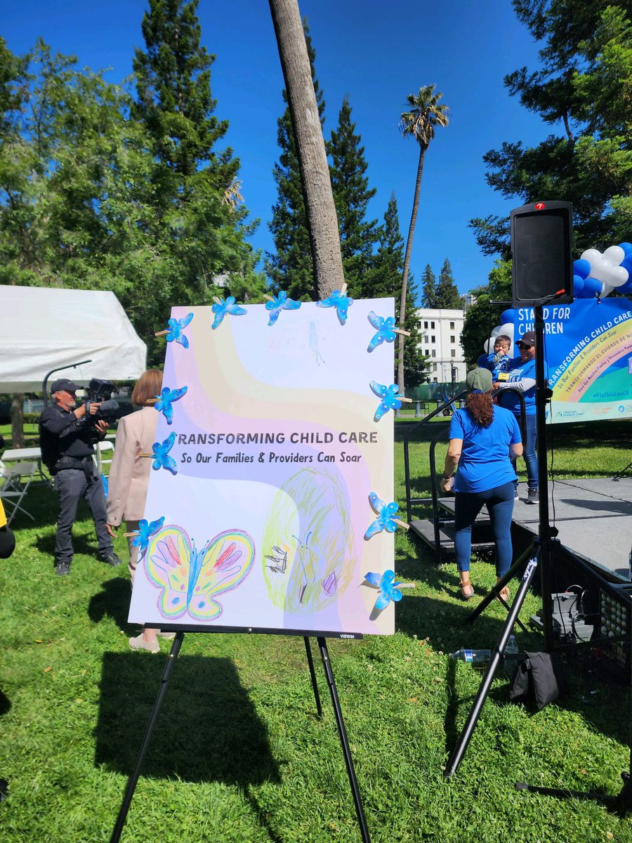 #TeamCCRC was out in #SacramentoCA at @ParentVoicesCA #Stand4Children23 event! We know that #CareCantWait for children, families, or #childcareproviders. #FixChildCareCA