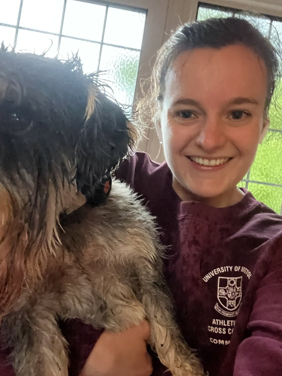 So we mistimed our walk and got caught in a thunderstorm ⛈️