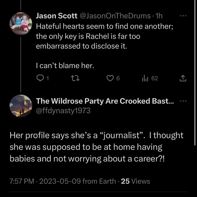 Emmanuel_Rach's tweet photo. When the left complains about sexism, believe them - they’re the greatest purveyors of it. 

Here they are insisting conservative women are controlled by their husbands &amp; that the blessing of marriage &amp; motherhood equates a woman to a “handmaid.”

Sick rhetoric from sick people. https://t.co/wwIQrciNPq