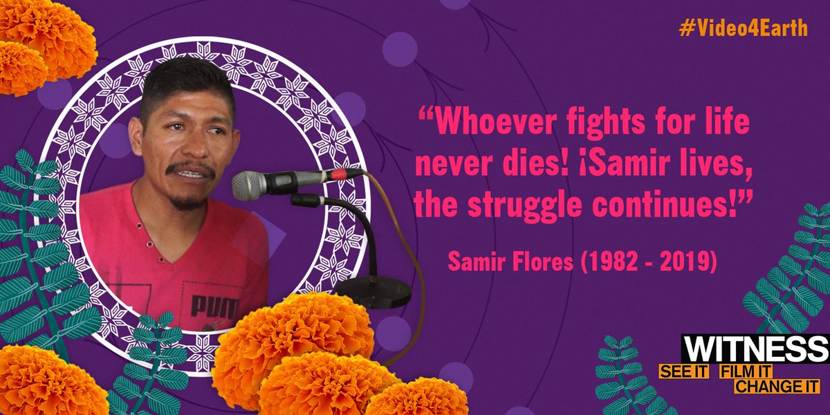 ¡Samir vive, la lucha sigue!

#SamirFlores Soberanes (1982 - 2019), radio communicator & #LandRights activist, was murdered outside his house in #Amilcingo, Morelos state, #Mexico, on February 20th, 2019.

#EarthGuardians #Video4Earth