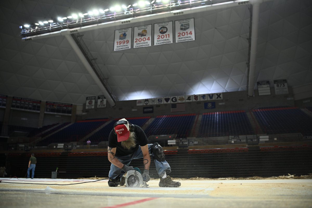 UConnHuskies's tweet photo. A floor that means much more...

As we look forward to updating the playing surface in Gampel Pavilion, we'll forever cherish the countless memories made over the last 33 years.

Stay tuned for more info on how you can personally own a piece of history. https://t.co/2XNiXRxXwy