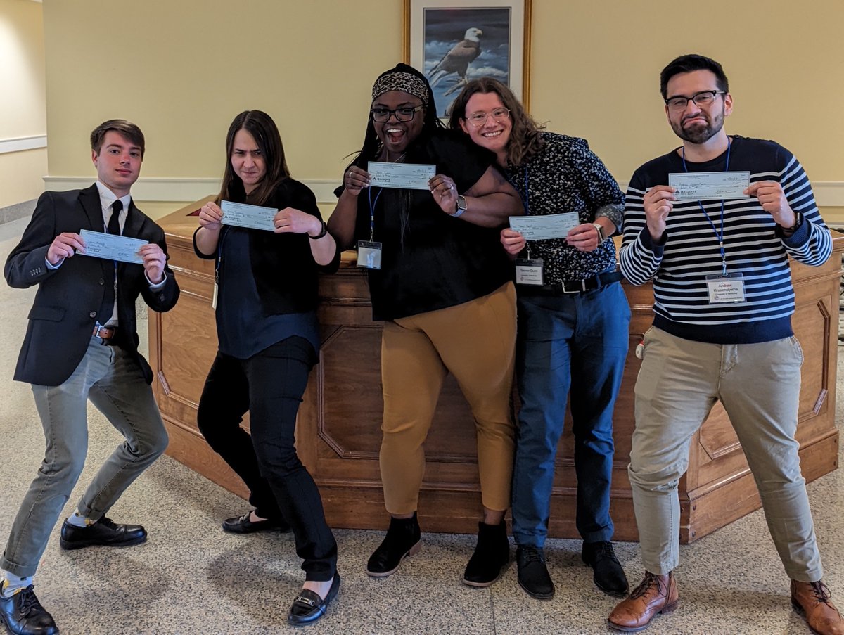UK Microbiology Immunology & Molecular Genetics (@ukymimg) on Twitter photo #MIMG Grad students Joshua Nowacki, Nerina Jusufovic, Jamila Tucker, <a href="/ackrusen/">Andrew Krusenstjerna</a> and undergrad Tanner Durst all won cash prizes for their presentations at the KY-TN ASM Branch meeting last month! #ASM #MIMG Grad students Joshua Nowacki, Nerina Jusufovic, Jamila Tucker, <a href="/ackrusen/">Andrew Krusenstjerna</a> and undergrad Tanner Durst all won cash prizes for their presentations at the KY-TN ASM Branch meeting last month! #ASM