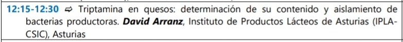 Going to my first congress 😎✌️
I will talk about tryptamine in cheeses, show some factors that influence its accumulation and... Something about the responsibles? 🧐🤔
I hope to do it well 🤞
#RedBAL2023 🦠🧀 @iplacsic
@MolMicro_LAB