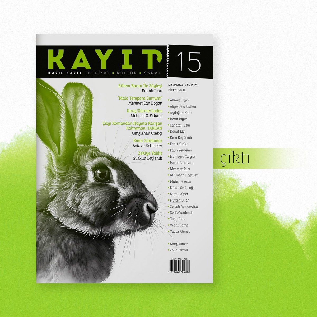 Hayranlık ile takip ettiğim yazarlardan <a href="/baranethem/">Ethem Baran</a> ile <a href="/KayipKayit/">Kayıp Kayıt</a> Dergisi için harika bir söyleşi yaptık. 

Edebiyatı, öyküyü, türküyü, Ankara’yı ve hepimizin yüreğini sızlatan depremi konuştuk. 

Kayıp Kayıt’ın tavşanlı sayısında…