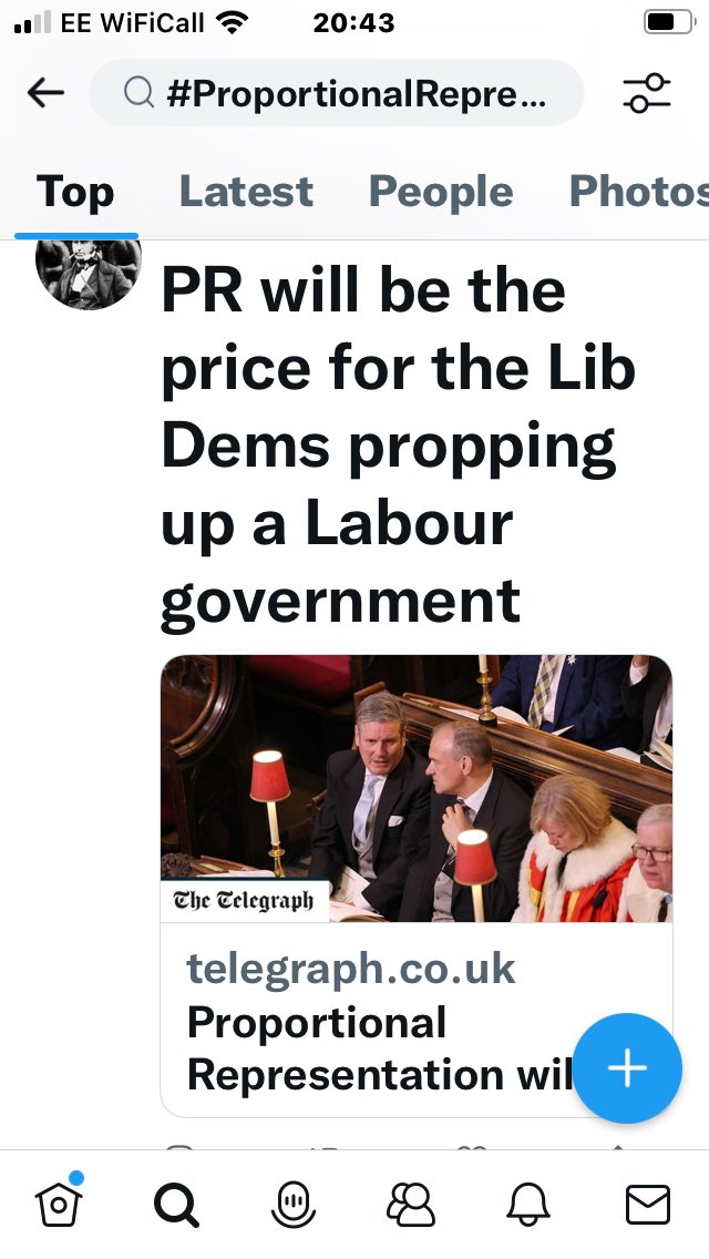getprdone's tweet photo. The Tory loving, first-past-the post supporting, right wing media are getting panicked about a Lib-Lab coalition introducing 
a democratic voting system.
#GetPRDone 
#ProportionalRepresentation
#FairVotes 
#LibLabCoalition https://t.co/hCJQnl0EBT