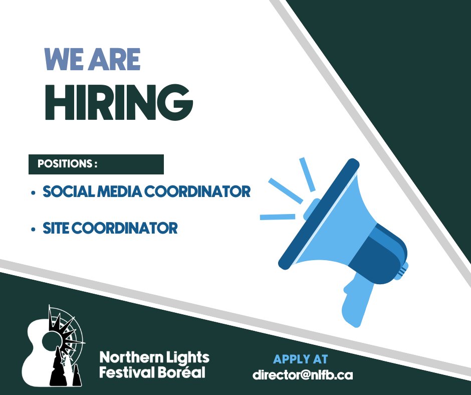 NLFB_festival's tweet photo. WE'RE HIRING!

Are you looking for a summer job in the arts? We're looking for several site coordinators and a social media coordinator! Details here;

https://t.co/hMUFK4irOx https://t.co/AjoDg40Z55
