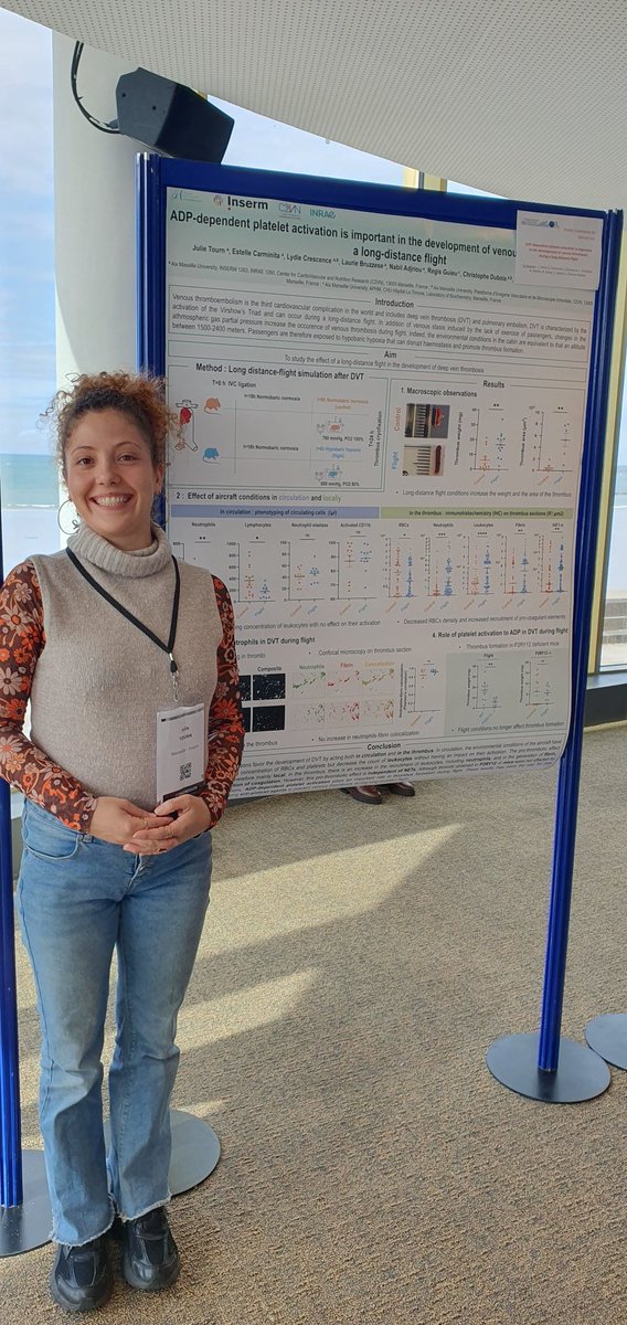 Mélanie Langiu 🎓 (@melanie_langiu) on Twitter photo Session poster cet après-midi au @cfh_2023 sur l'effet de l'avion sur le développement de la DVT avec <a href="/JulieTourn/">Julie Tourn</a> #C2VN #Thrombosis #TeamDubois #ILoveMyTeam Session poster cet après-midi au @cfh_2023 sur l'effet de l'avion sur le développement de la DVT avec <a href="/JulieTourn/">Julie Tourn</a> #C2VN #Thrombosis #TeamDubois #ILoveMyTeam