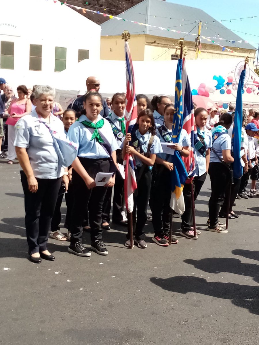 .@Girlguiding members have been celebrating the #Coronation  all over the world.   Here's a few more photos of St. Helena Guides, Brownies and Rainbows in the @StHelenaGovt parade for the Kings Coronation. #StHelena @sthelenatourism @StHelenaCM @GO_ASHT @Gov_Phillips
