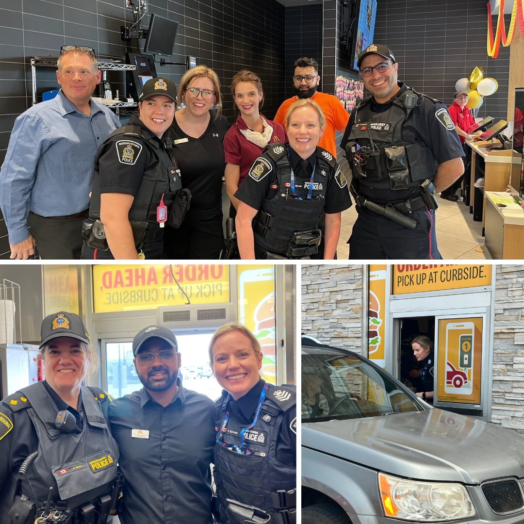 Waterloo Regional Police on Twitter "This afternoon, officers reported for duty McDonalds