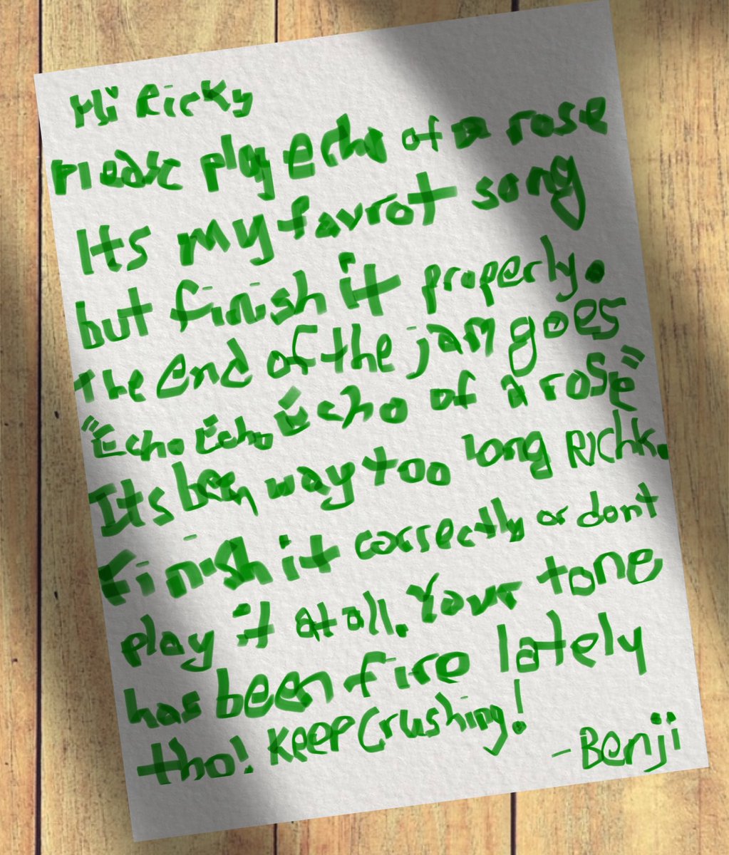 madisonhuvan's tweet photo. Here’s one of the letters the kindergartners sent to Rick. So cute https://t.co/nVXPCx4PdM