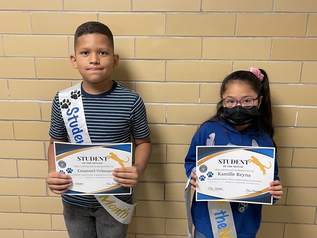 DPISD_DWE's tweet photo. April 3rd grade Student of the Month https://t.co/xAKcAkaZdv