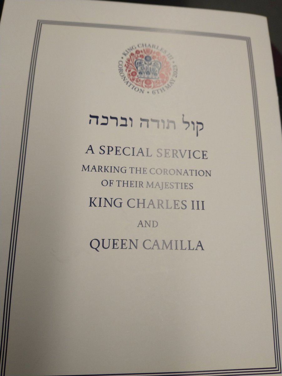 AJEX_UK's tweet photo. It was an honour for AJEX to be at tonight's Special Service marking the Coronation of Their Majesties King Charles III and Queen Camilla. Thank you @JLC_uk @BoardofDeputies @sandpuk for a beautiful service in the wonderful Bevis Marks Synagogue #Coronation https://t.co/u4yzt09v3w