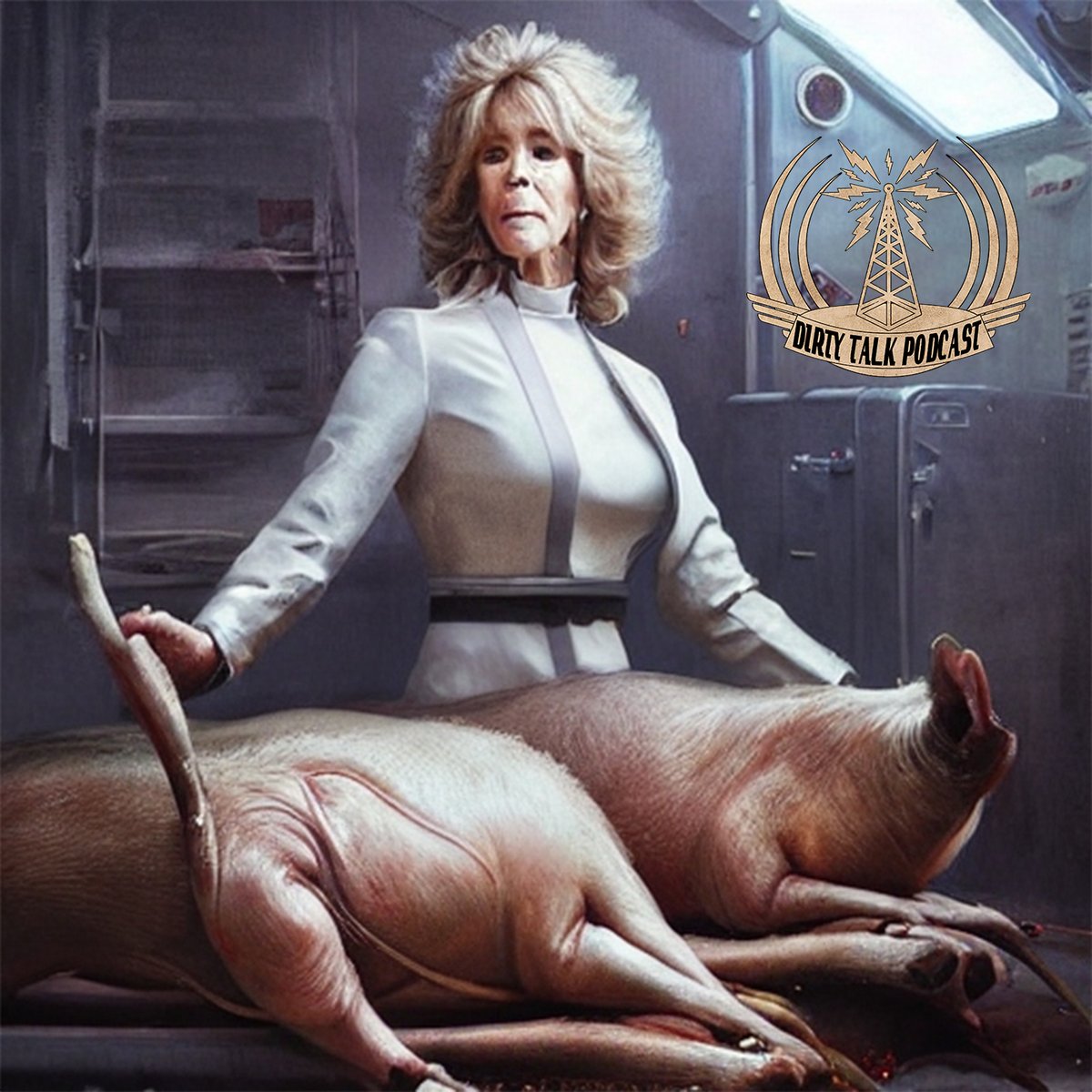 dirtytalkcast's tweet photo. At long last a new episode is out! Find our latest episode, Butchering Pigs With Jane Fonda On The Way To Mars, at https://t.co/qzcqYG7e2E or wherever you listen to your podcasts. https://t.co/7MRJihicpj