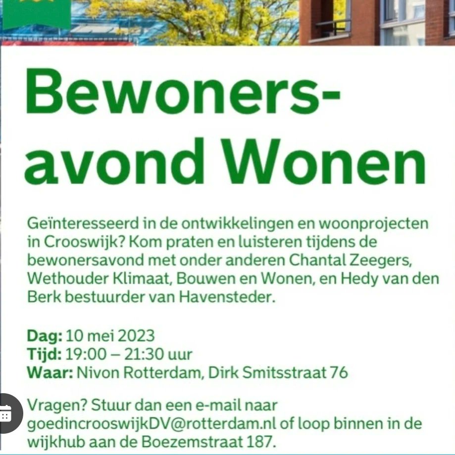 WR_Crooswijk's tweet photo. Volle zaal vanavond bij de bewonersavond over omtwikkelingen Wonen en Bouwprojecten in Crooswijk.

@HedyvandenBerk begint de avond met een toelichting over de aanpak van @Havensteder binnen de wijk.

 #CrooswijkBeweegt https://t.co/sR6H05QABu
